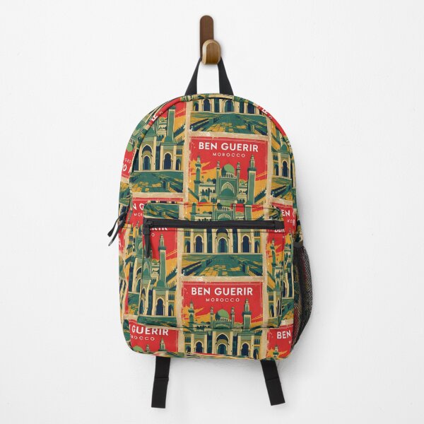Item preview, Ben Guerir Morocco Retro Vintage Travel Design designed and sold by TravelersGems.