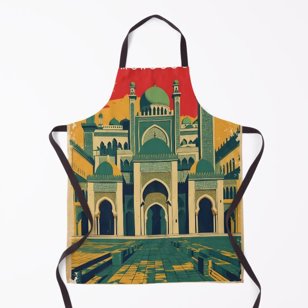 Item preview, Ben Guerir Morocco Retro Vintage Travel Design designed and sold by TravelersGems.