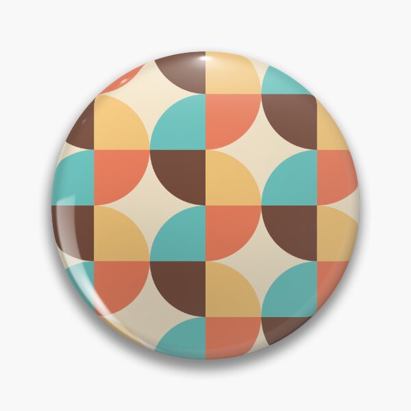 Item preview, Retro geometric seamless repeating pattern designed and sold by SeamlessDsign.
