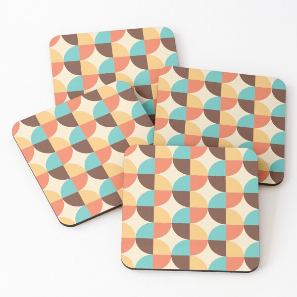 Item preview, Retro geometric seamless repeating pattern designed and sold by SeamlessDsign.
