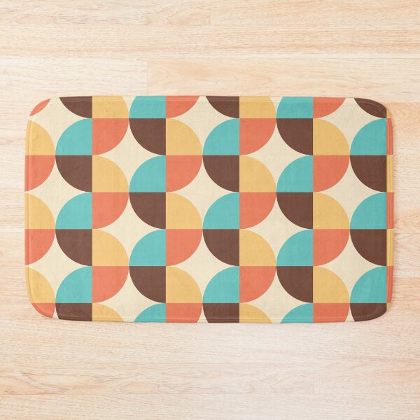 Item preview, Retro geometric seamless repeating pattern designed and sold by SeamlessDsign.