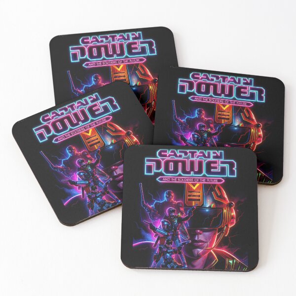 Item preview, Captain Power and the Soldiers of the Future - Neon Retro Style designed and sold by keythxctrs.