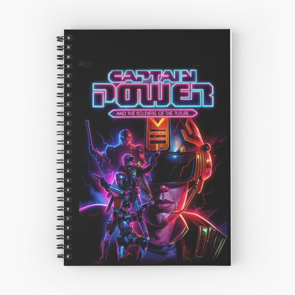 Item preview, Captain Power and the Soldiers of the Future - Neon Retro Style designed and sold by keythxctrs.