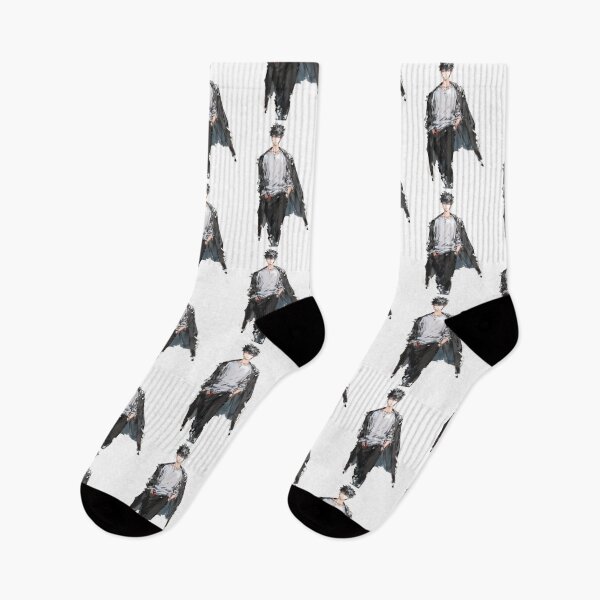 Item preview, Monochrome Rebel – Anime Streetwear Boy designed and sold by EchoWave11.