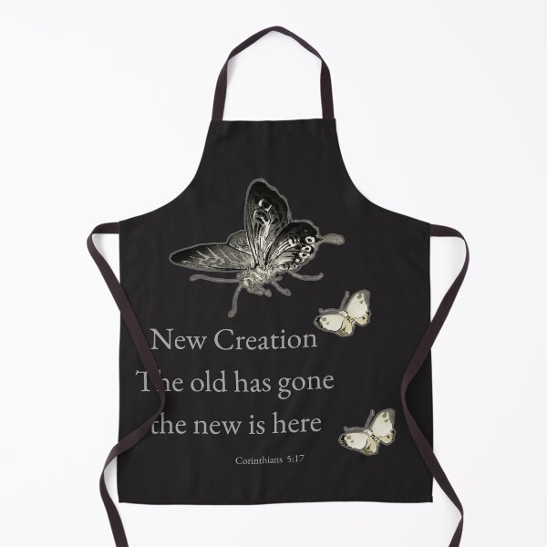 Item preview, New Creation Butterfly Christian Verse | 2 Corinthians 5:17 Aesthetic Faith Design designed and sold by KittenAndCo.