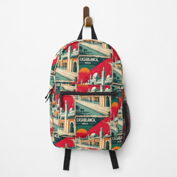 Item preview, Casablanca Morocco Retro Vintage Travel Design designed and sold by TravelersGems.