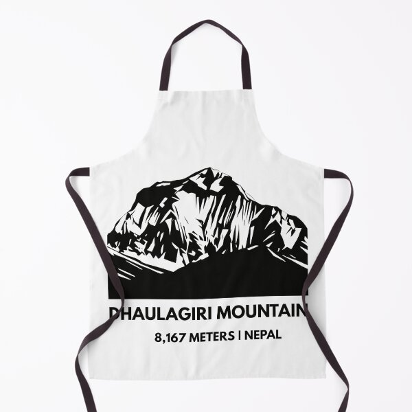 Item preview, Dhaulagiri Summit - The White Mountain Minimalist Silhouette designed and sold by Path&Peak.