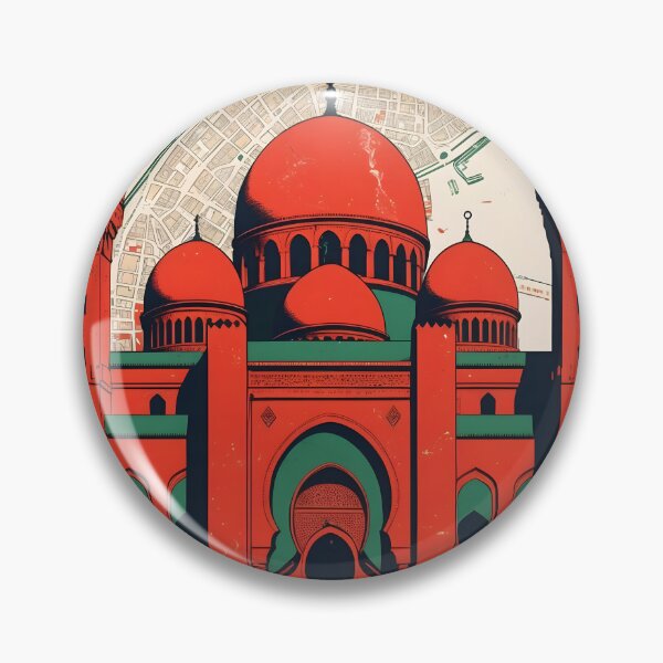 Item preview, Dar Bouazza Morocco Retro Vintage Travel Design designed and sold by TravelersGems.