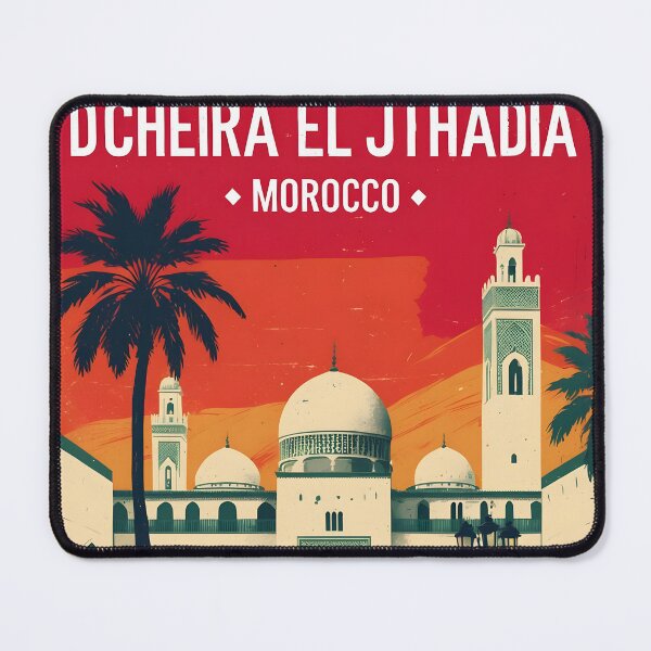 Item preview, Dcheira El Jihadia Morocco Retro Vintage Travel Design designed and sold by TravelersGems.