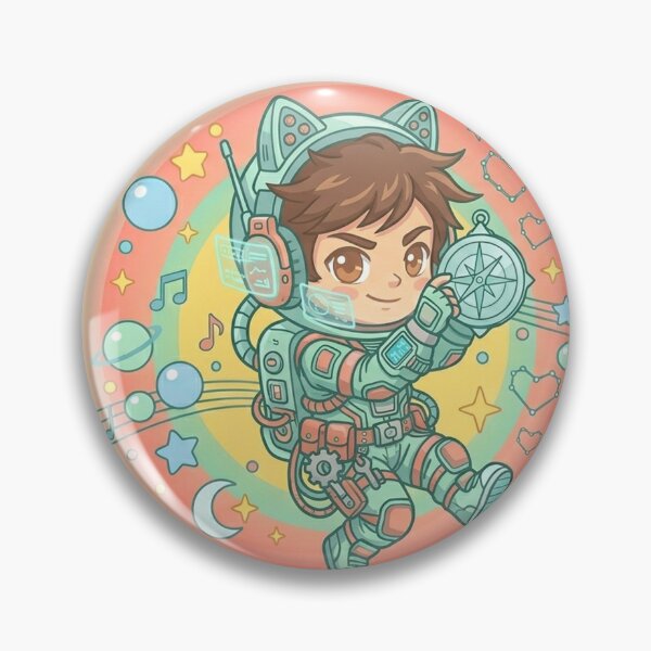 Item preview, Cosmic Kid Astronaut DJ designed and sold by Krfto.