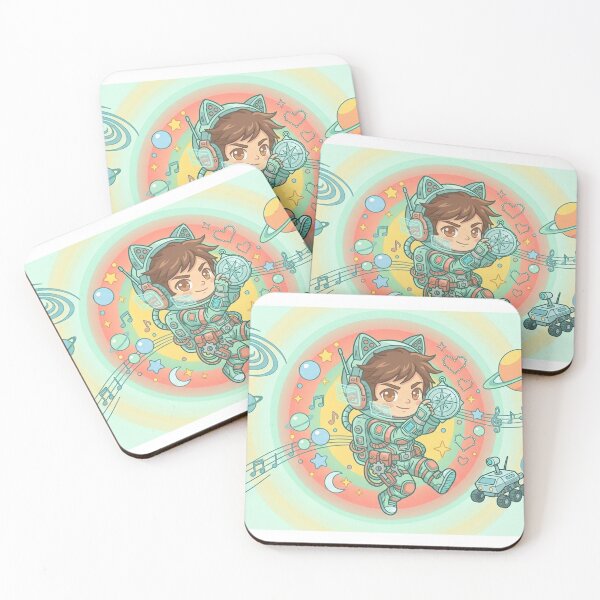 Item preview, Cosmic Kid Astronaut DJ designed and sold by Krfto.