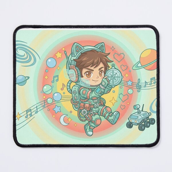 Item preview, Cosmic Kid Astronaut DJ designed and sold by Krfto.