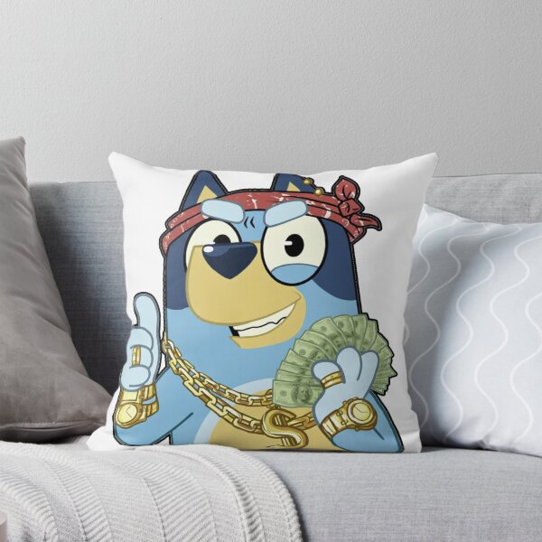 Item preview, Bluey Dog Cartoon with Money  - Cool design - Hustle and Grind  designed and sold by Lidoverse.