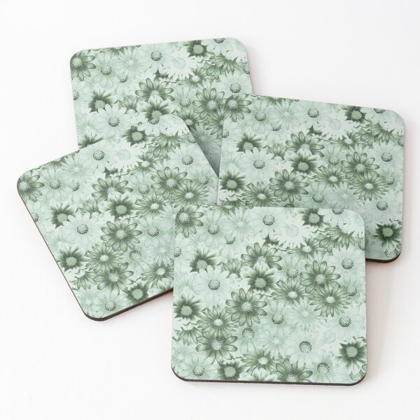 Item preview, Pretty Flower Patch - Green designed and sold by TheCulturedConures.