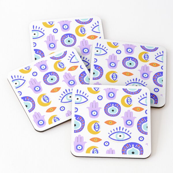 Item preview, Evil Eye and Hamsa Patterns for Protection designed and sold by AnimaliaStar.