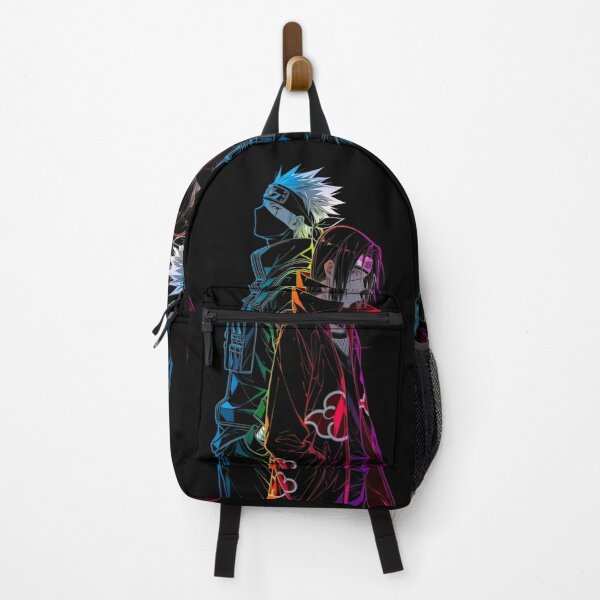 Item preview, Neon Shinobi Duo – Glowing Anime Ninja Back to Back Aesthetic designed and sold by Dyan4.