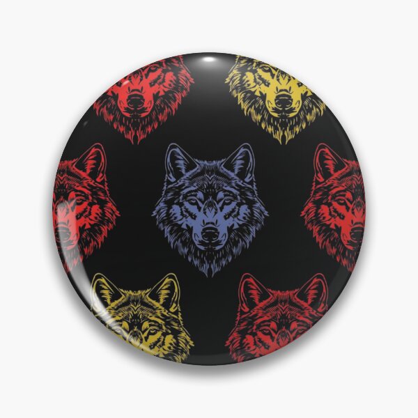 Item preview, Wolf Head Pattern designed and sold by LoopyPop.