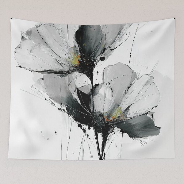 Item preview, Whispering Petals of Obsidian Bloom designed and sold by Venon28.