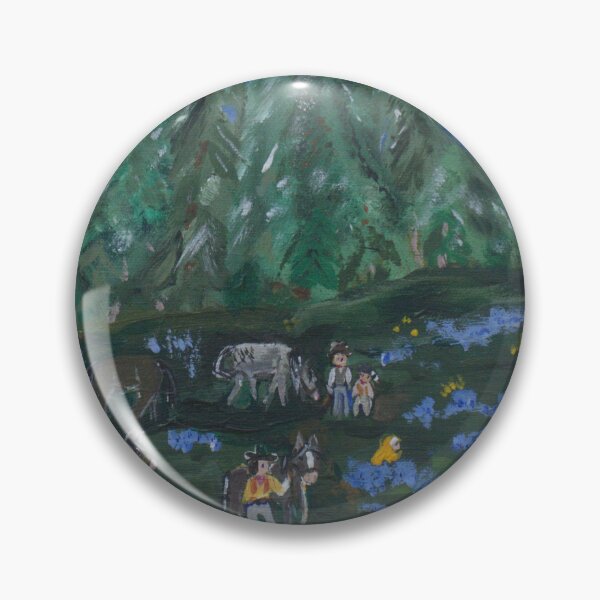 Item preview, A painting of a family travailing in wagons designed and sold by FoxGlove5.