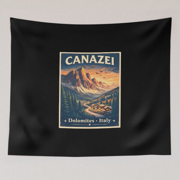 Item preview, Vintage canazei - italian dolmites  designed and sold by trendie-tees.