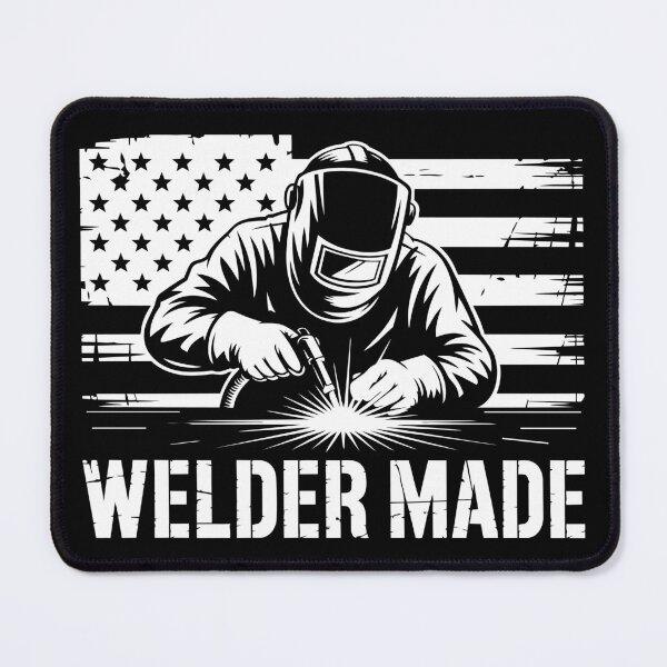 Item preview, Copy of Welder Made - Patriotic American Blue Collar Industrial Art designed and sold by Mdozet.