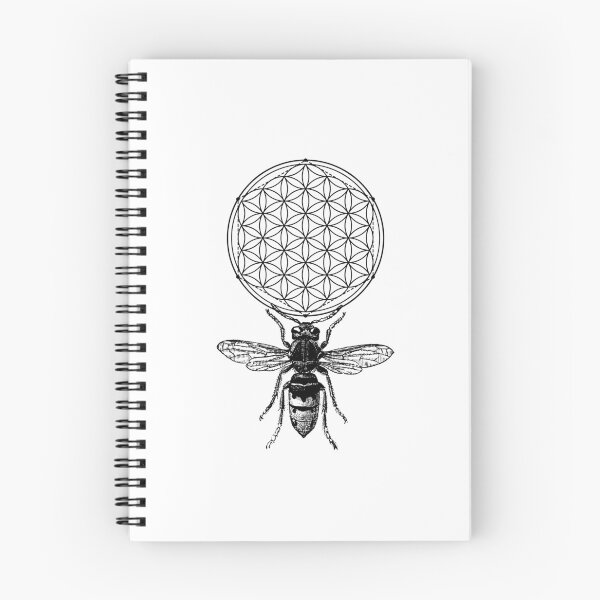 Item preview, Protect What Connects Us Sacred Geometry Flower of Life Bee Design Eco Conscious Symbolism, Mindful Earth Energy designed and sold by Robobonez.