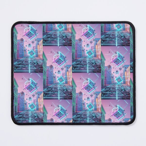 Item preview, Vaporwave Glitch City Surreal Floating Architecture designed and sold by Itsheartshop.