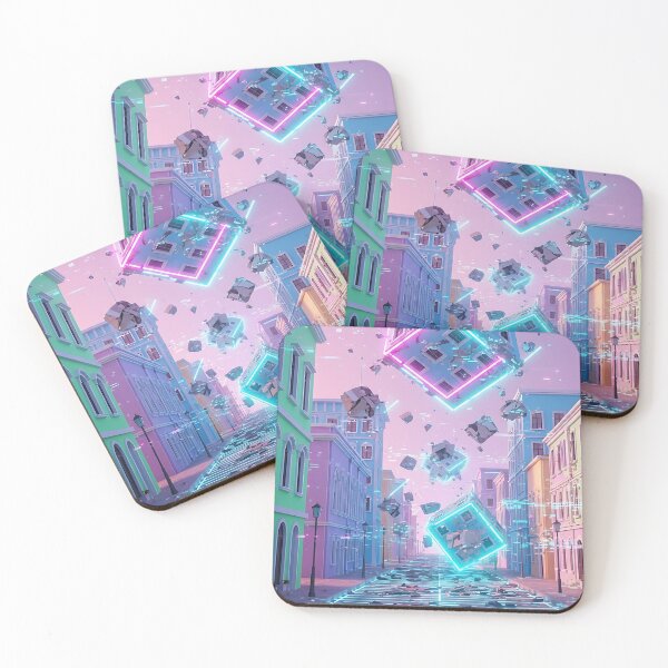 Item preview, Vaporwave Glitch City Surreal Floating Architecture  designed and sold by Itsheartshop.