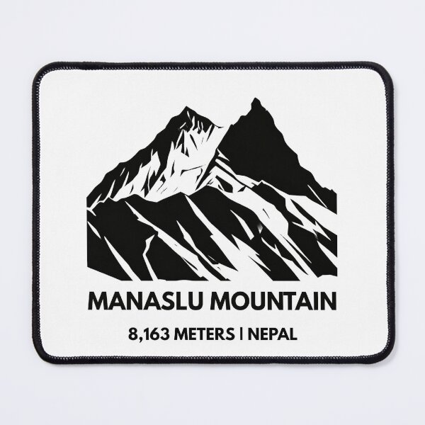 Item preview, Manaslu Summit - Mountain of the Spirit Minimalist Silhouette designed and sold by Path&Peak.
