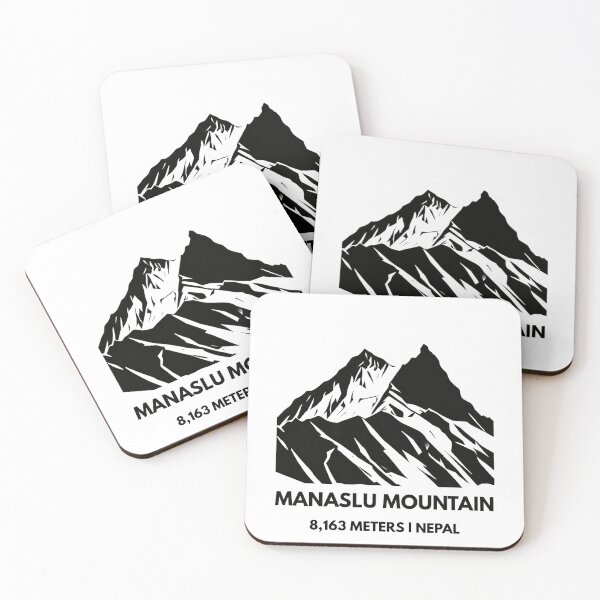 Item preview, Manaslu Summit - Mountain of the Spirit Minimalist Silhouette designed and sold by Path&Peak.