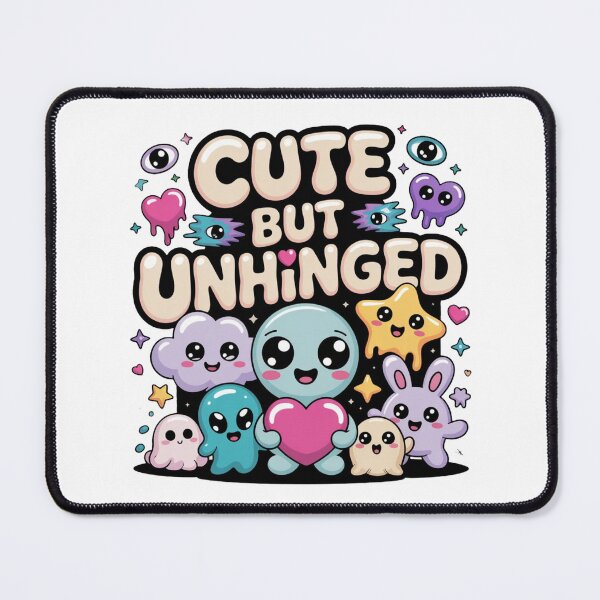 Item preview, Cute But Unhinged Kawaii T-Shirt – Funny Cute Aesthetic Cartoon Design for Gen Z, Kawaii Lovers & Gift Buyers designed and sold by GemBob Creations.