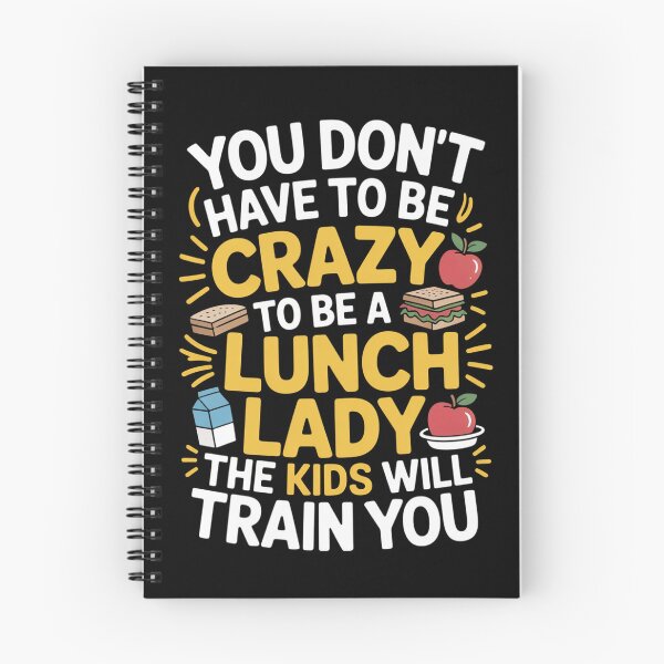 Item preview, You Don't Have To Be Crazy Lunch Lady  designed and sold by Designdos.