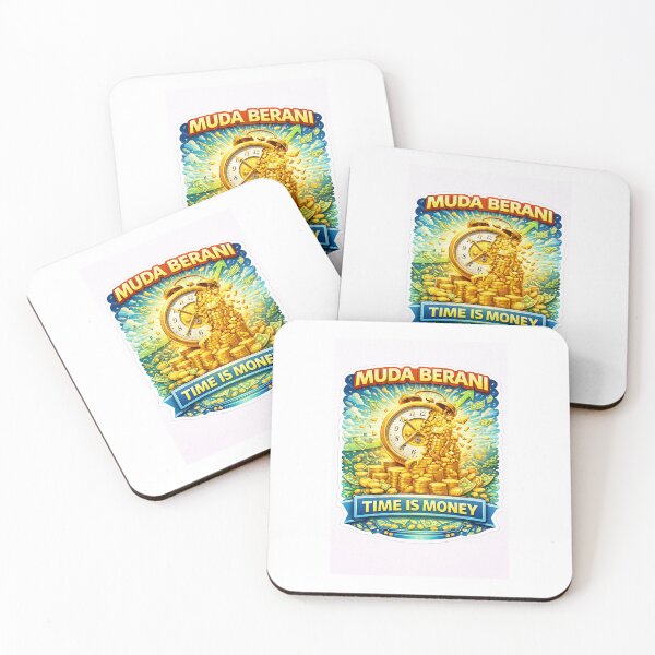 Item preview, Muda Berani Time Is Money Sticker – Productivity Mindset, Hustle Motivation, Financial Success, Money Growth, Entrepreneur Lifestyle designed and sold by Wander Pop Studio.