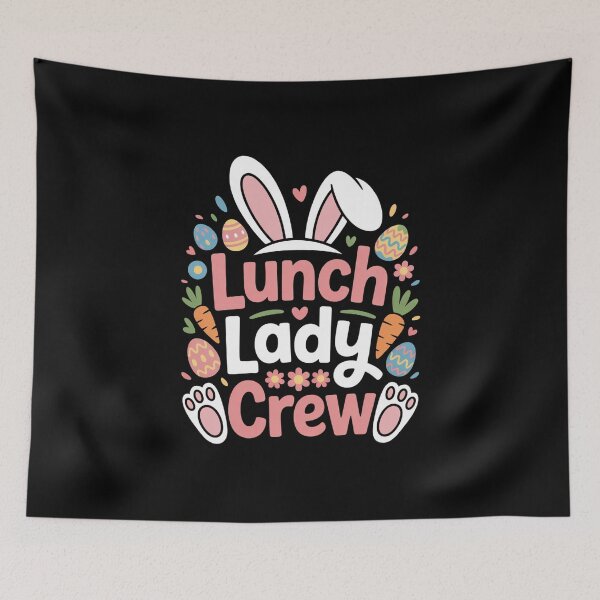 Item preview, Lunch Lady Crew Funny Bunny Cafeteria Easter designed and sold by Designdos.