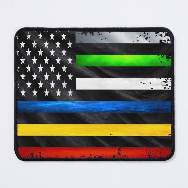 Item preview, Thin Line Family Flag T-Shirt | Multi Service First Responder Flag | Police Fire EMS Military Support designed and sold by artistwill.