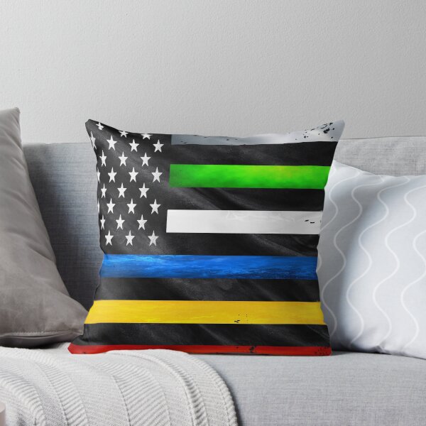 Item preview, Thin Line Family Flag T-Shirt | Multi Service First Responder Flag | Police Fire EMS Military Support designed and sold by artistwill.