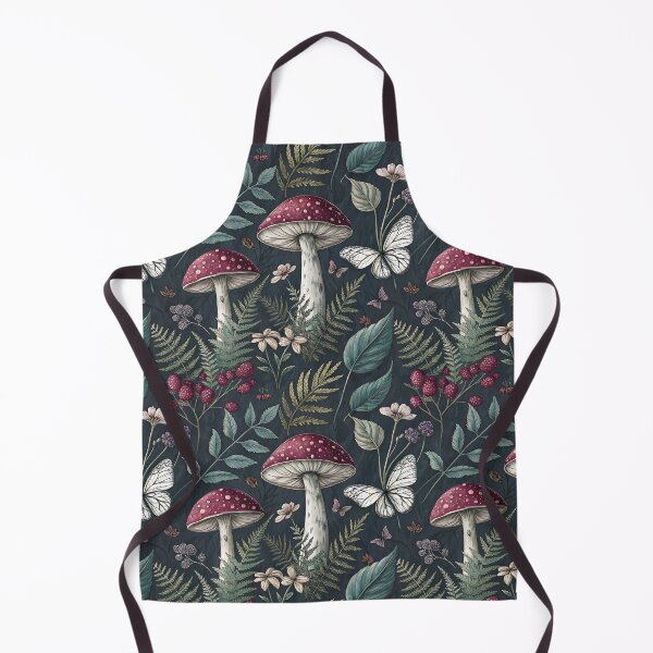 Item preview, Mystical Dark Forest Mushrooms and Vintage Botanical designed and sold by AOCollections.