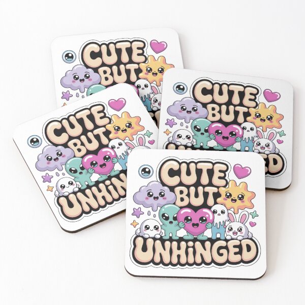 Item preview, Cute But Unhinged Kawaii T-Shirt – Funny Cute Aesthetic Cartoon Design for Gen Z, Kawaii Lovers & Gift Buyers designed and sold by GemBob Creations.