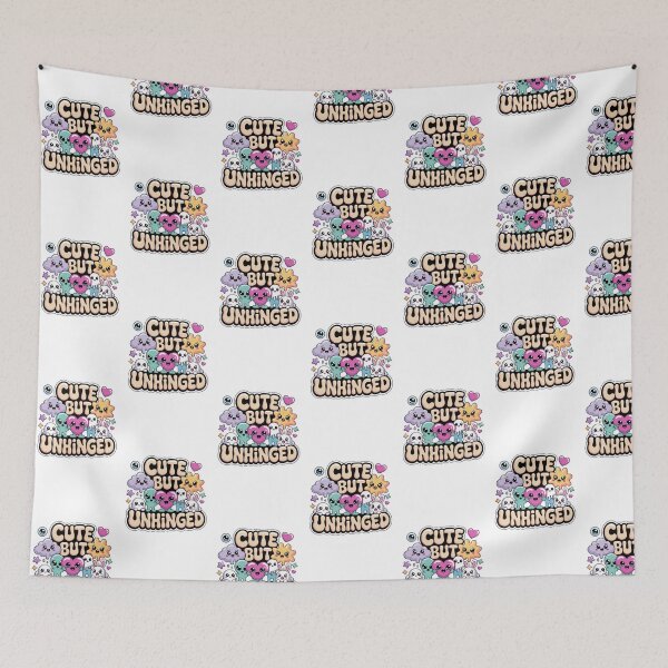 Item preview, Cute But Unhinged Kawaii T-Shirt – Funny Cute Aesthetic Cartoon Design for Gen Z, Kawaii Lovers & Gift Buyers designed and sold by GemBob Creations.