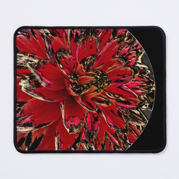 Item preview, Flower design - summer flower - cool red black design designed and sold by pixperienz4u.