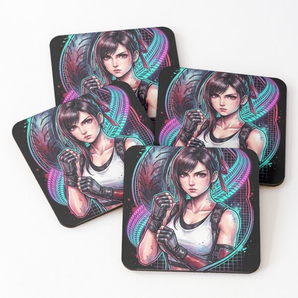 Item preview, Final Fantasy VII Tifa Lockhart Rebirth Gorgeous Badass Vaporwave designed and sold by Senpaiwaves.