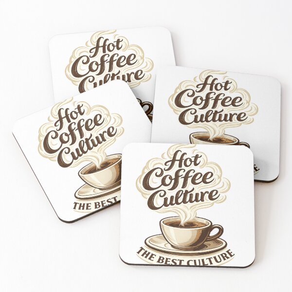 Item preview, Hot Coffee Culture The Best Culture Coffee Lover Design designed and sold by LeelaWorks.org.