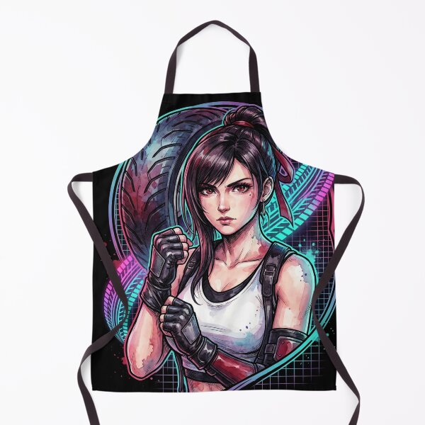Item preview, Final Fantasy VII Tifa Lockhart Rebirth Gorgeous Badass Vaporwave designed and sold by Senpaiwaves.
