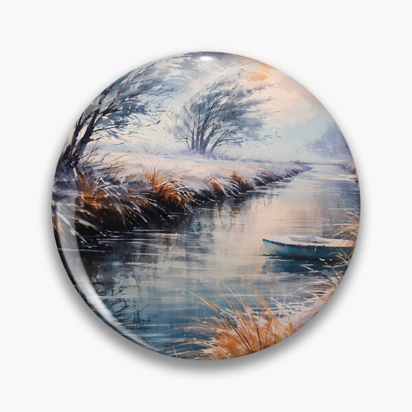Item preview, Winter River Serenity designed and sold by cuprum.
