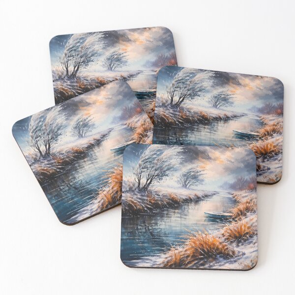 Item preview, Winter River Serenity designed and sold by cuprum.