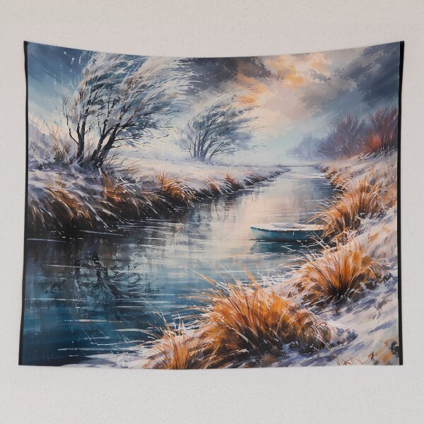 Item preview, Winter River Serenity designed and sold by cuprum.