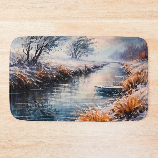 Item preview, Winter River Serenity designed and sold by cuprum.