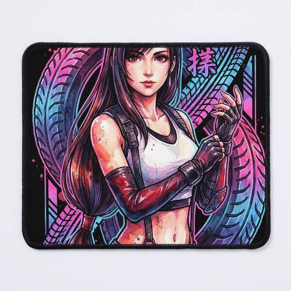 Item preview, Final Fantasy VII Tifa Lockhart Rebirth Gorgeous Badass Vaporwave designed and sold by Senpaiwaves.