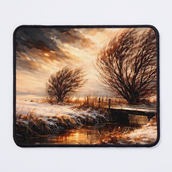 Item preview, Winter Landscape with Bare Trees designed and sold by cuprum.