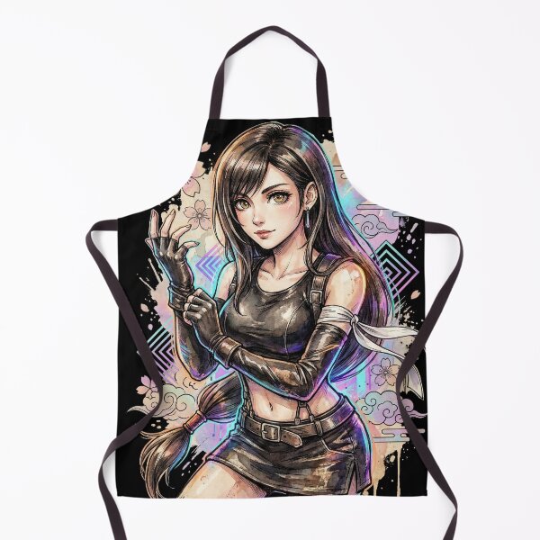 Item preview, Final Fantasy VII Tifa Lockhart Rebirth Gorgeous Badass Vaporwave designed and sold by Senpaiwaves.